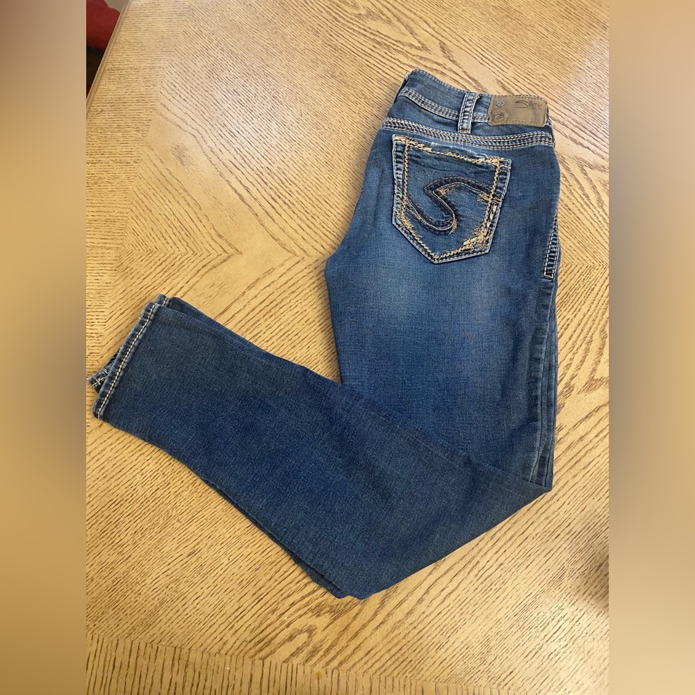 Silver jeans